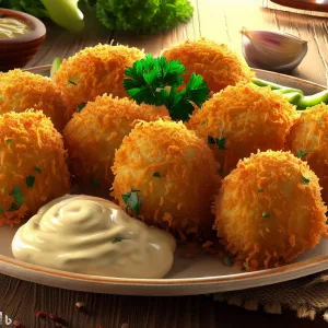 Croquetas de pollo y aguacate