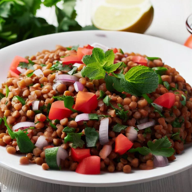 Ensalada Refrescante de Lentejas