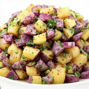 Ensalada de Patatas Moradas Prebióticas