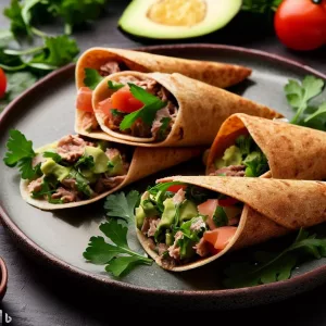 Conos de Aguacate y Atún