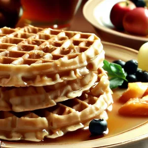 Gofres de avena sin azúcar