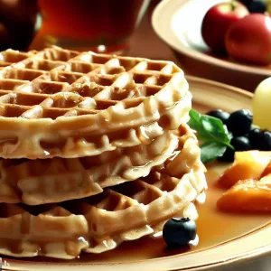 Gofres de avena sin azúcar