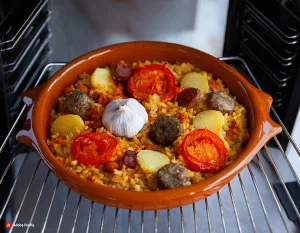 Receta de arroz al horno paso a paso