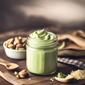 Crema de pistacho saludable para niños con Thermomix