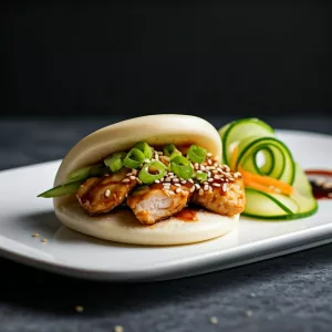 Pan Bao con Pollo Teriyaki en Thermomix